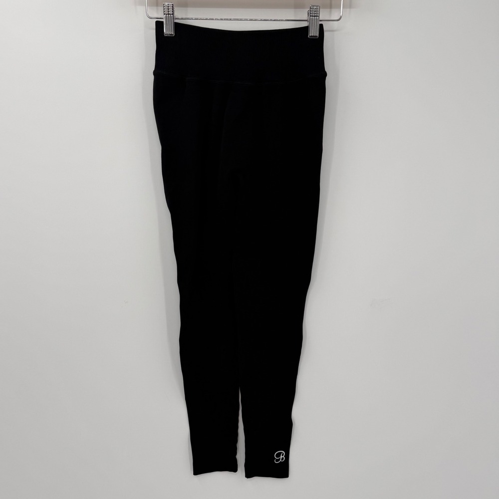 Bombshell Sportswear Scrunch Butt Scrunch Leggings Black High Rise Size Small